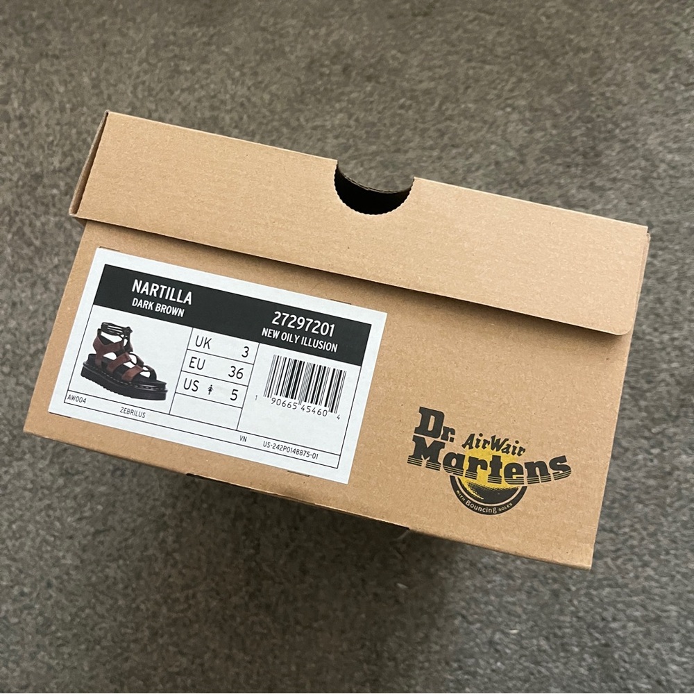 Dr. Martens Dark Brown Nartilla Sandals